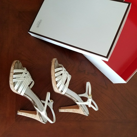 Coach Heel Sandals w/ box - Picture 8 of 8
